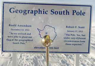 the marker on view briefly during the 2017 winter