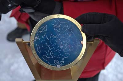the marker on unveiling day