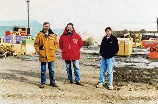 3 men on ice