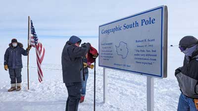 unveiling of the new marker
