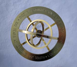 The abbreviation 'LGN' or 'let's get nuts' was originated on these markers by Polie O&M coordinater Mike Patterson. Some of you may remember that a certain body of water was named for him.