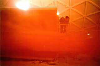 the aftermath of our smoke bombs