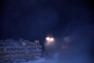taking out the trash in midwinter